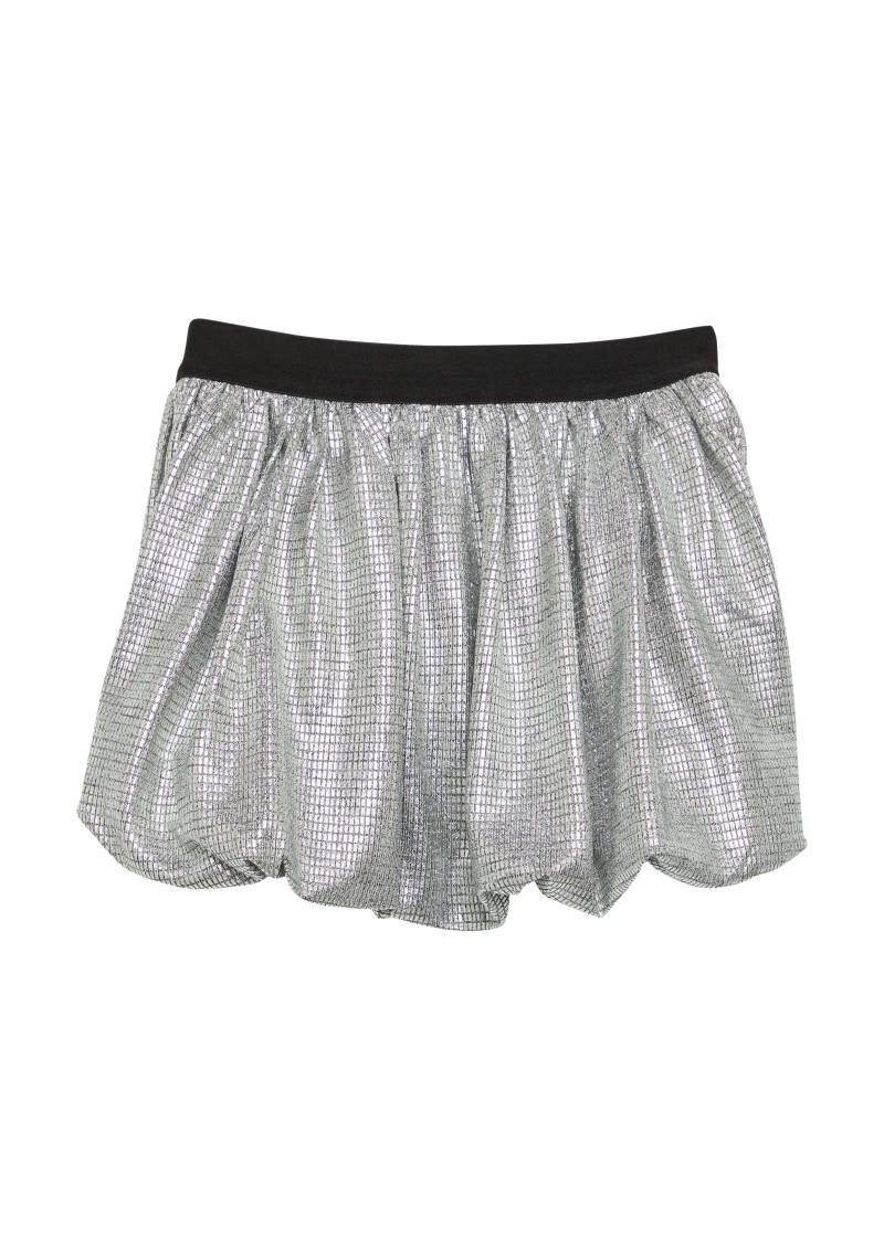 s.Oliver - Balloon-Minirock in Metallic-Optik, Kinder, silber von s.Oliver