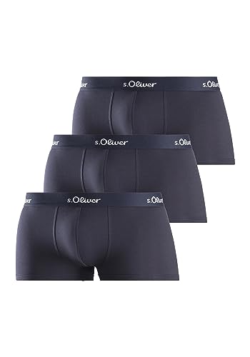 s.Oliver Hipster Basic 3er-Pack für Herren,Größe L,Farbe Navy von s.Oliver