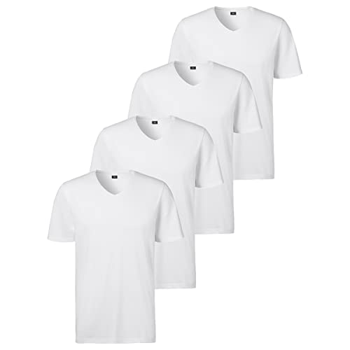 s.Oliver - Basic - T-Shirt - 4er Pack (L Weiß) von s.Oliver