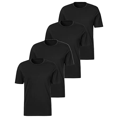 s.Oliver - Basic - T-Shirt - 4er Pack (S Schwarz) von s.Oliver