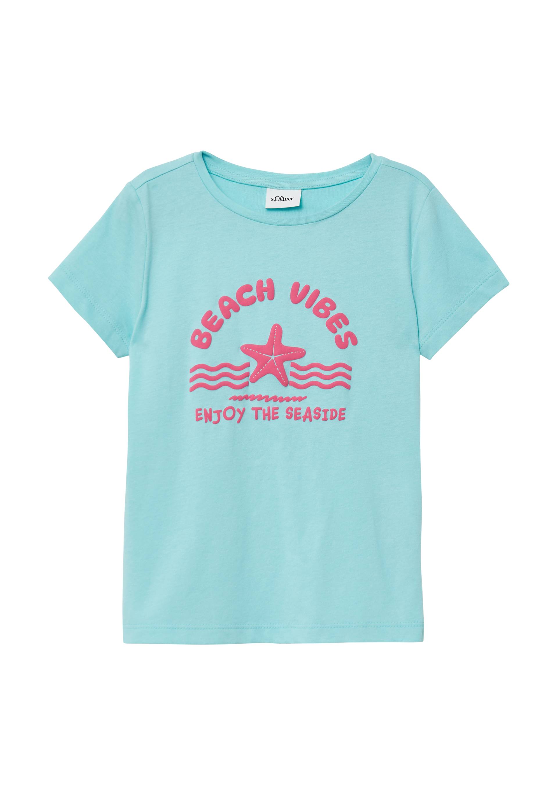 s.Oliver - Baumwoll-T-Shirt mit Print, Kinder, türkis s.Oliver - Baumwoll-T-Shirt mit Print, Kinder, türkis von s.Oliver
