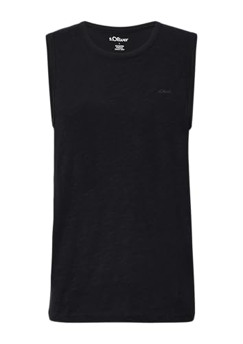 s.Oliver Baumwoll-Tanktop mit Flammgarnstruktur schwarz L s.Oliver Baumwoll-Tanktop mit Flammgarnstruktur schwarz L von s.Oliver