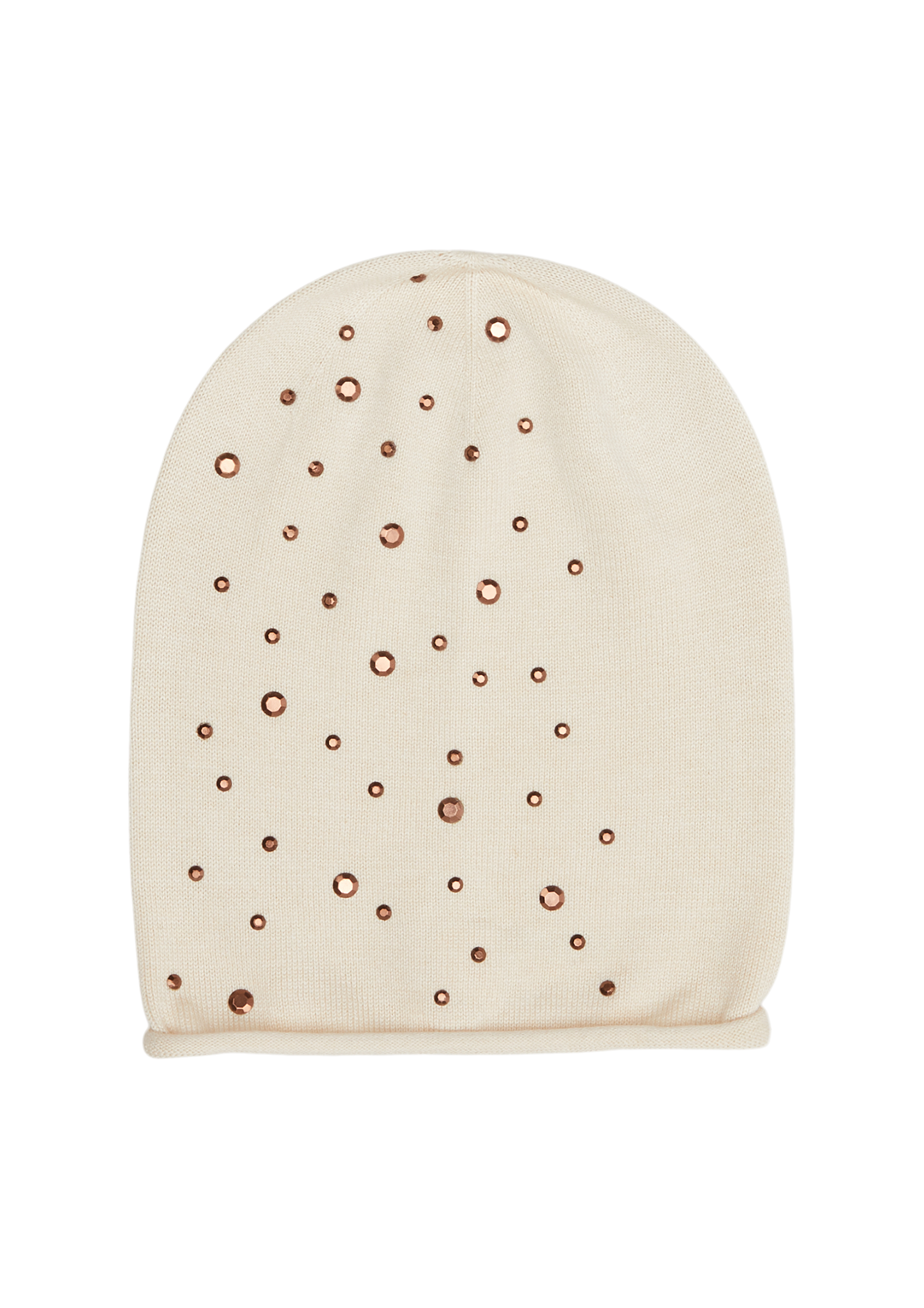 s.Oliver - Beanie mit Schmucksteinen, Mädchen, Beige von s.Oliver