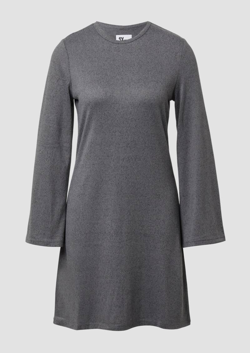 s.Oliver - Bequemes Strickkleid mit leicht ausgestelltem Saum,  , grau von s.Oliver