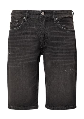 Bermuda-Jeans/Regular Fit/Mid Rise/Straight Leg dunkelgrau 33 von s.Oliver