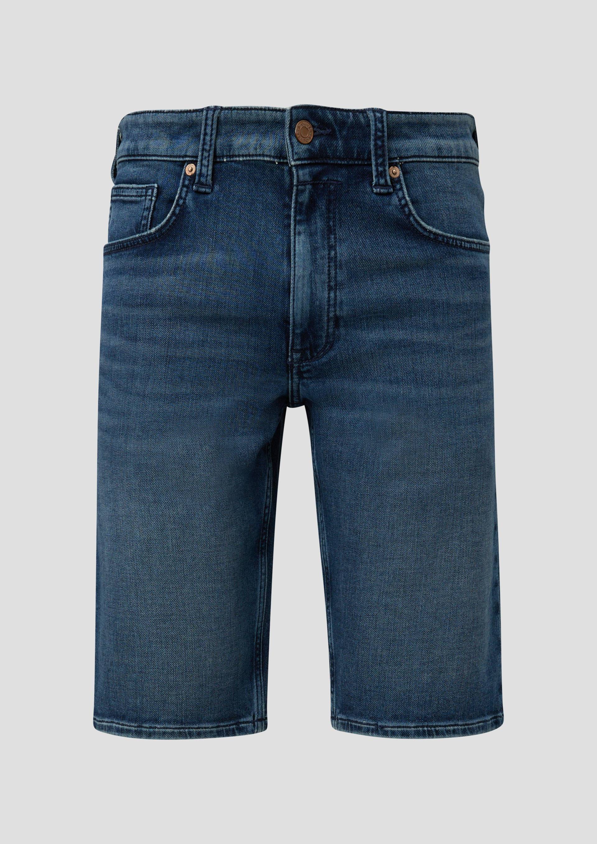 s.Oliver - Bermuda Jeans Mauro / Regular Fit / Mid Rise / Straight Leg, Herren, blau von s.Oliver