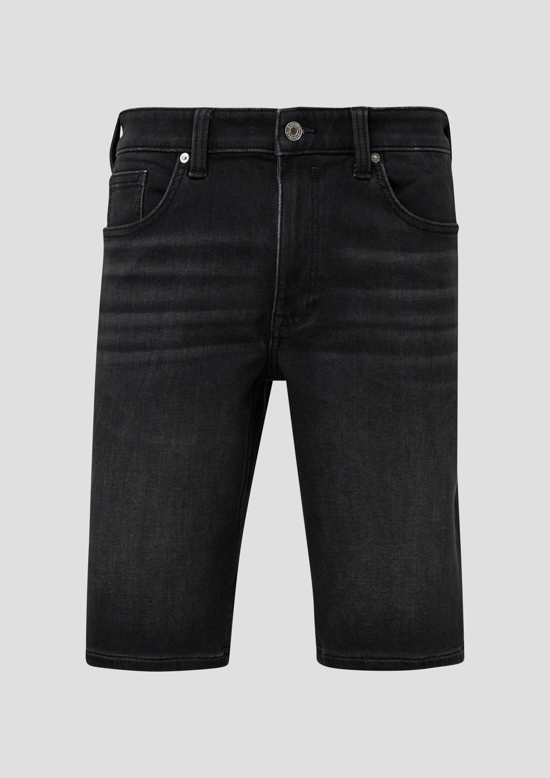 s.Oliver - Bermuda-Jeans / Regular Fit / Mid Rise / Straight Leg, Herren, grau von s.Oliver