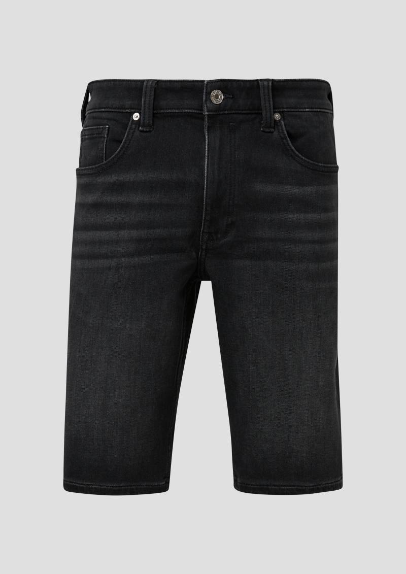 s.Oliver - Bermuda-Jeans / Regular Fit / Mid Rise / Straight Leg, Herren, grau von s.Oliver