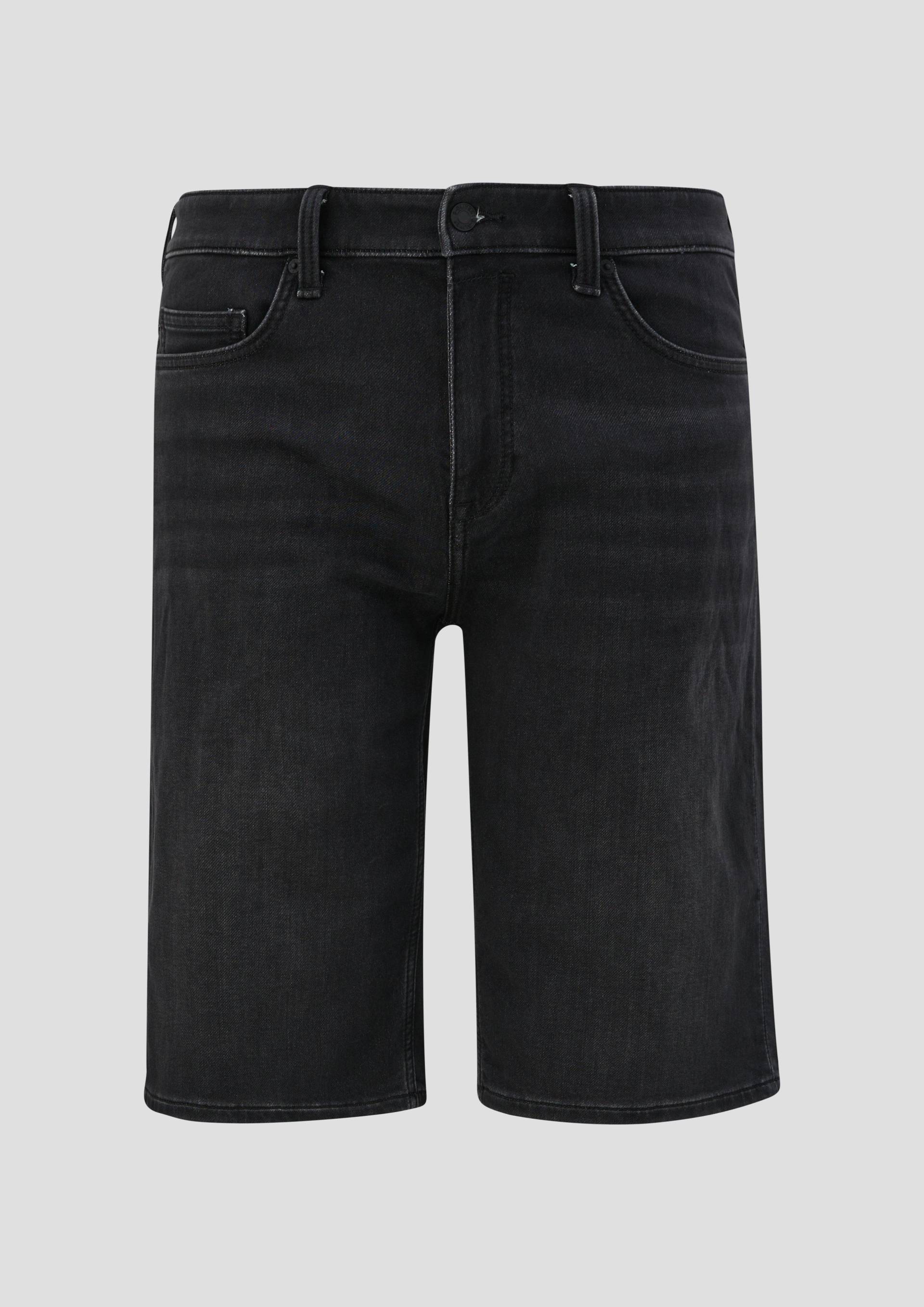 s.Oliver - Bermuda Jeans Mauro / Regular Fit / Mid Rise / Straight Leg, Herren, grau von s.Oliver