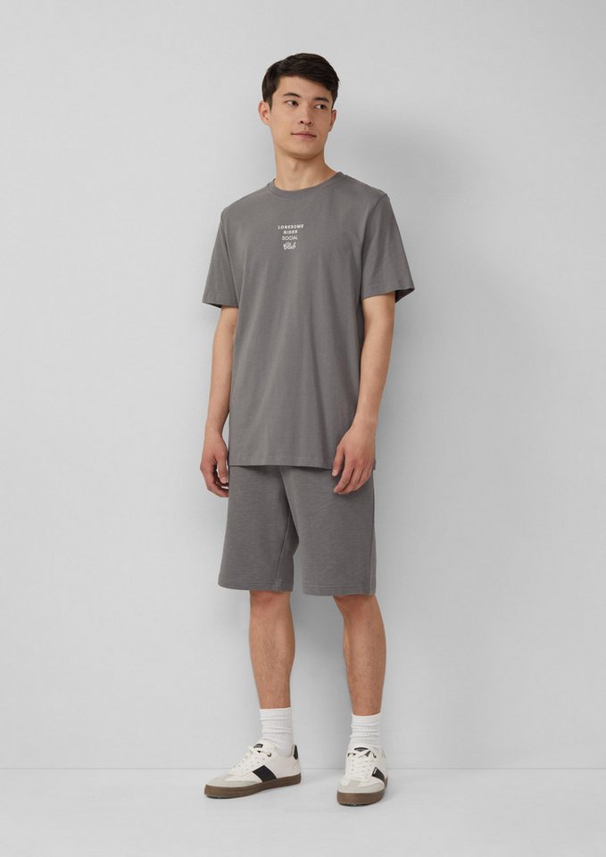 s.Oliver Bermudas Detroit: Sweat-Bermuda mit Flammgarnstruktur im Relaxed Fit von s.Oliver