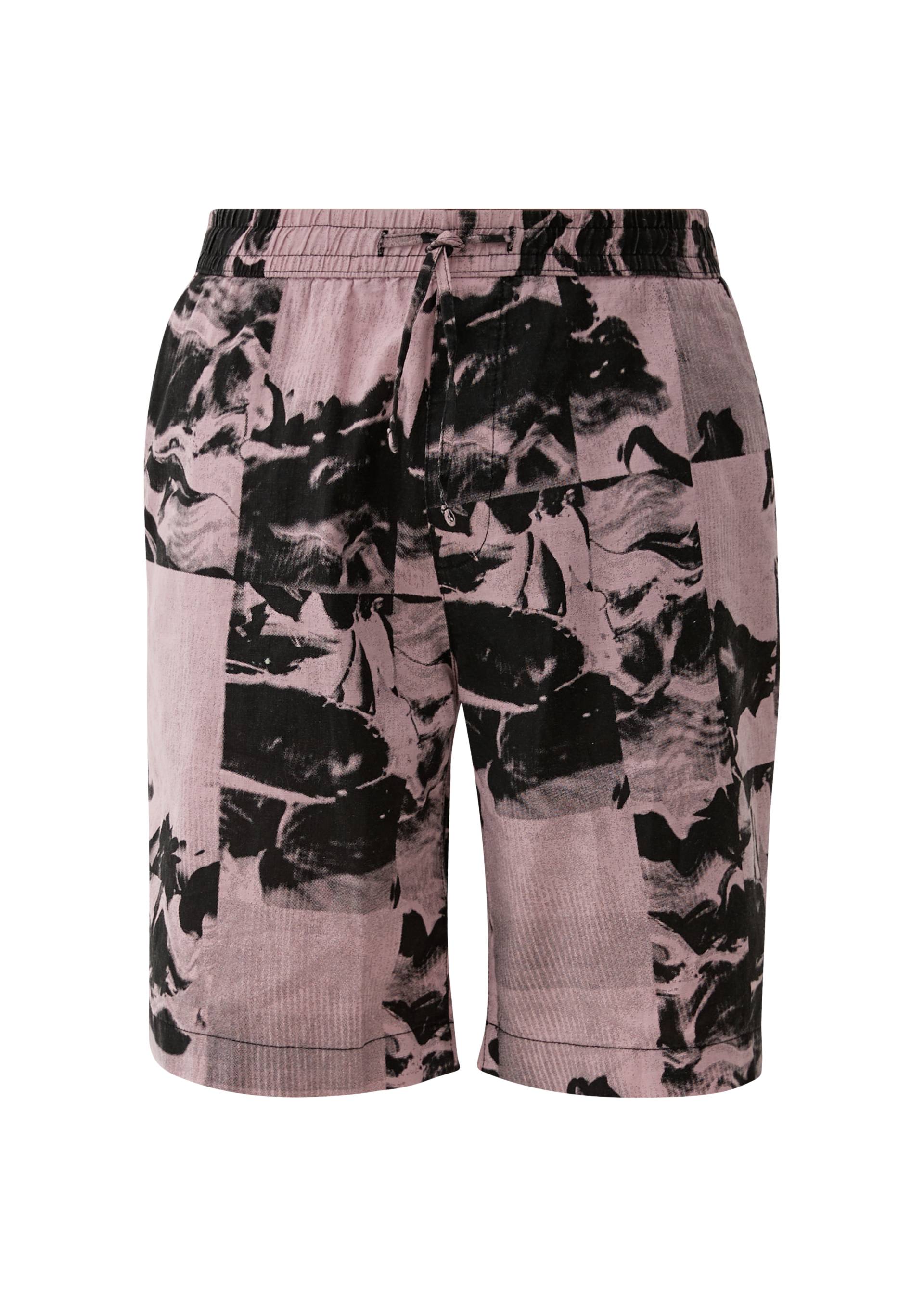 s.Oliver - Bermudas aus Leinenmix, Herren, mehrfarbig|pink s.Oliver - Bermudas aus Leinenmix, Herren, mehrfarbig|pink von s.Oliver
