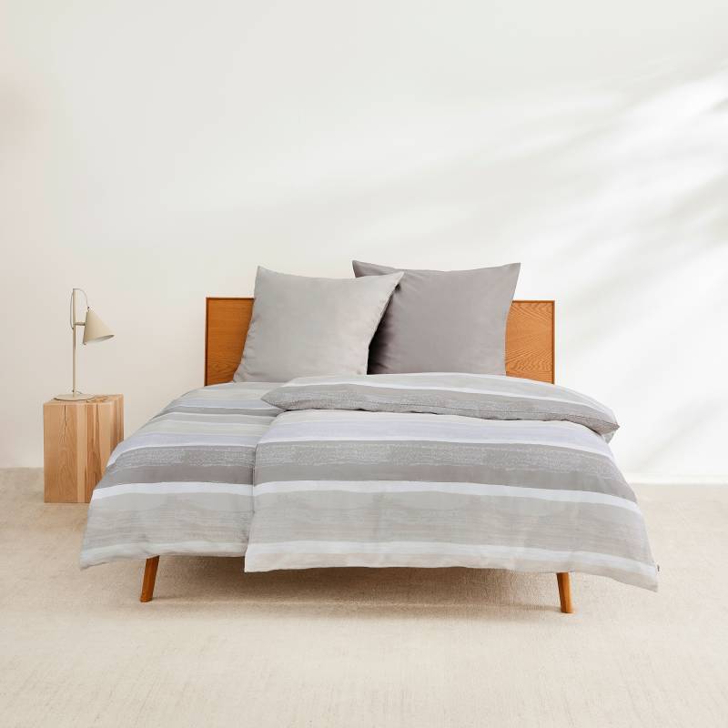 s.Oliver Bettwäsche "Satinbettwäsche s.Oliver" 2 Stk. tlg. Aquarell Optik von s.Oliver