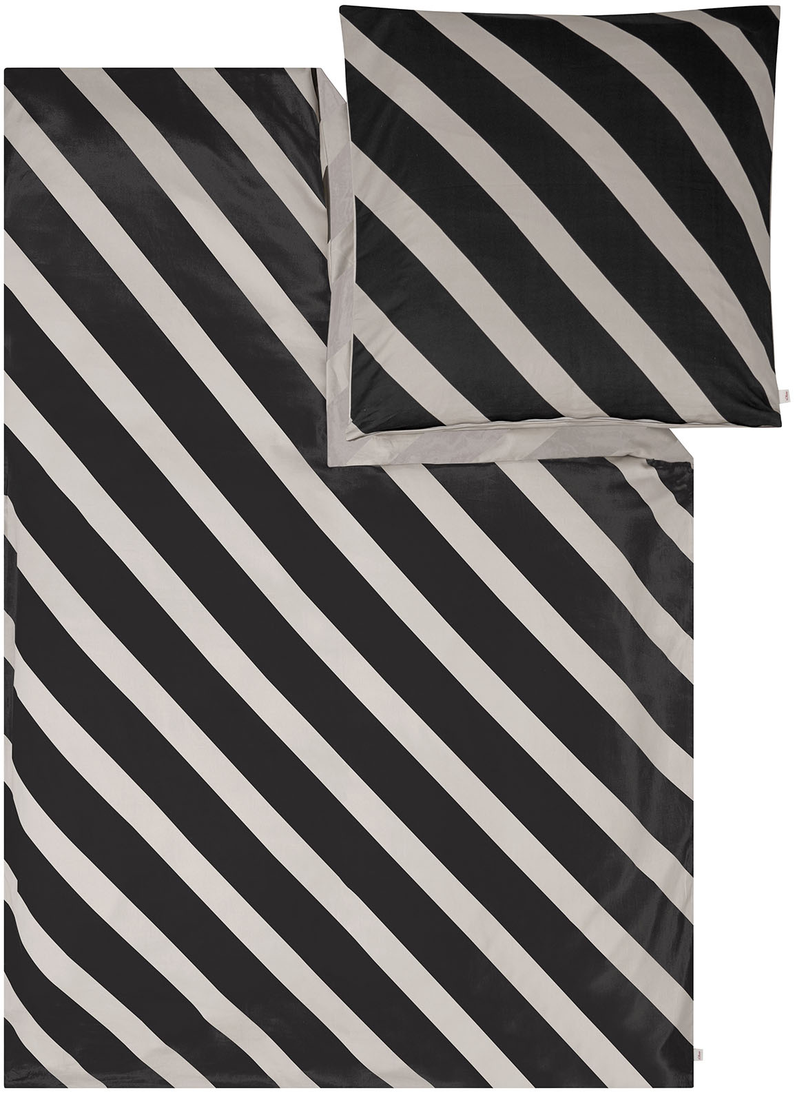 s.Oliver Bettwäsche "Satinbettwäsche s.Oliver" 2 Stk. tlg. minimalistisches Streifendesign von s.Oliver