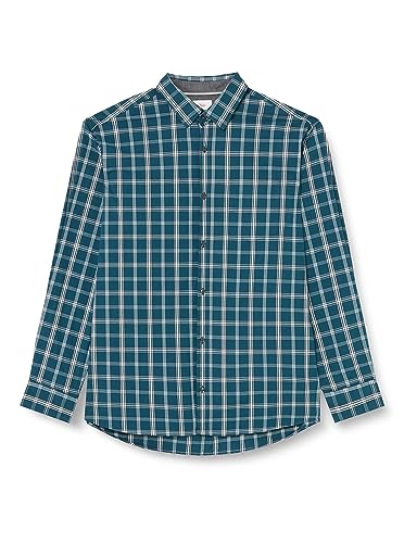 s.Oliver Big Size Herren Hemd Langarm Blue Green XXL von s.Oliver