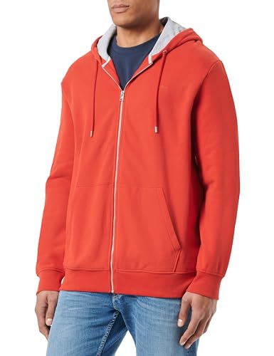 s.Oliver Big Size Herren Sweatjacke mit Kapuze RED, XXL von s.Oliver