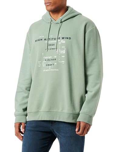 s.Oliver Big Size Herren Sweatshirt mit Kapuze Green 3XL von s.Oliver