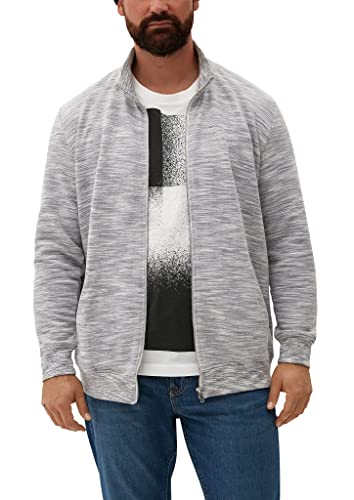 s.Oliver Big Size Men's 10.3.16.14.141.2128256 Sweatshirts Langarm, weiß|grau 01D1, XXL von s.Oliver