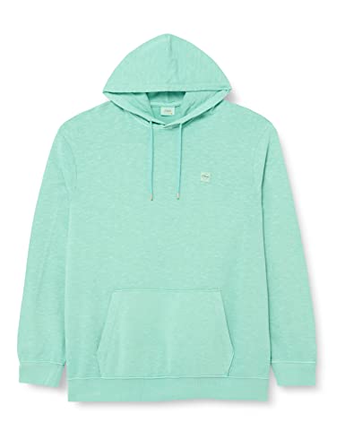 s.Oliver Big Size Men's Sweatshirt mit Kapuze, Blue Green, 4XL von s.Oliver