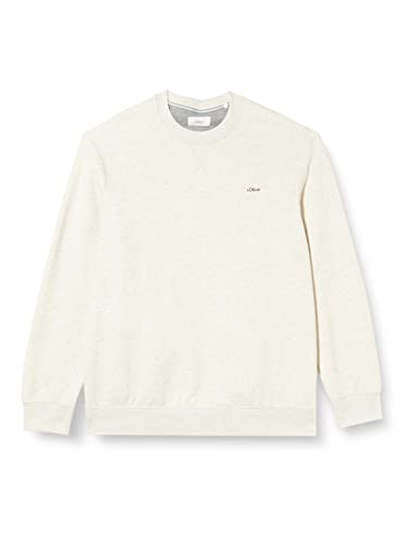 s.Oliver Big Size Men's 10.3.16.14.140.2128361 Sweatshirts Langarm, Creme 0705, 3XL von s.Oliver