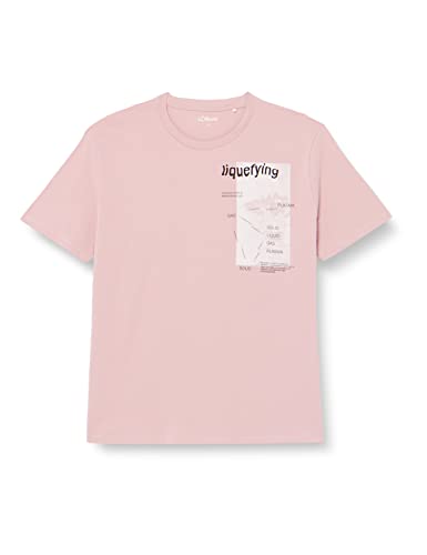 s.Oliver Big Size Men's T-Shirts, Kurzarm, PINK, 3XL von s.Oliver