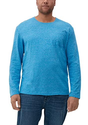 s.Oliver Big Size Men's 10.3.16.12.130.2129663 T-Shirts Langarm, türkis 62W1, 3XL von s.Oliver