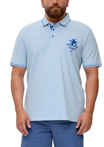 s.Oliver Big Size Poloshirt Kurzarm, Blau, 3XL von s.Oliver