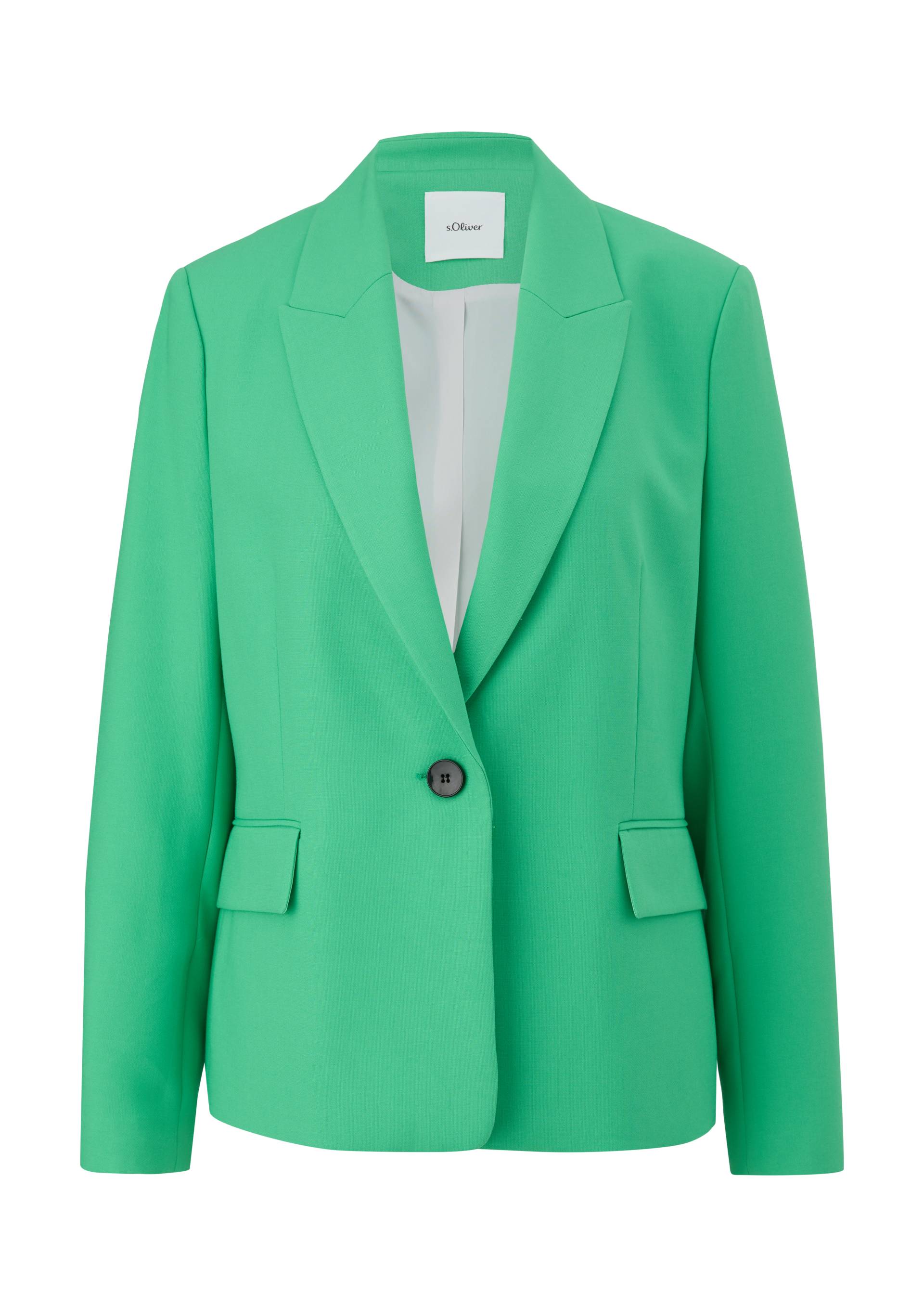 s.Oliver - Blazer im Slim Fit, Damen, grün von s.Oliver