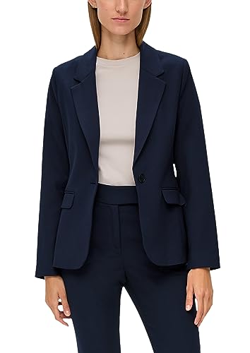 s.Oliver BLACK LABEL Blazer aus Viskosemix Navy 42 von s.Oliver BLACK LABEL