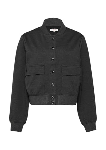 s.Oliver Blouson aus Interlock-Jersey dunkelgrau 40 s.Oliver Blouson aus Interlock-Jersey dunkelgrau 40 von s.Oliver