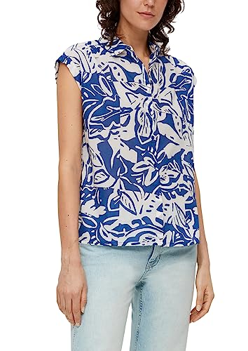 s.Oliver Bluse Kurzarm, Blau, 40 von s.Oliver