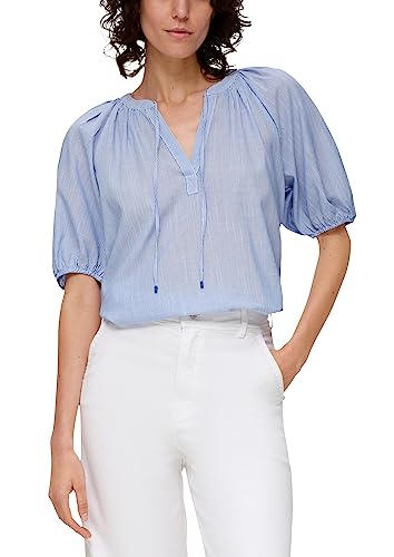 s.Oliver Bluse Kurzarm, Blau, 42 von s.Oliver