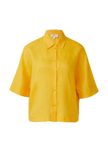 s.Oliver Kurzarmbluse aus Leinen im Relaxed Fit Zitrone 38 s.Oliver Kurzarmbluse aus Leinen im Relaxed Fit Zitrone 38 von s.Oliver