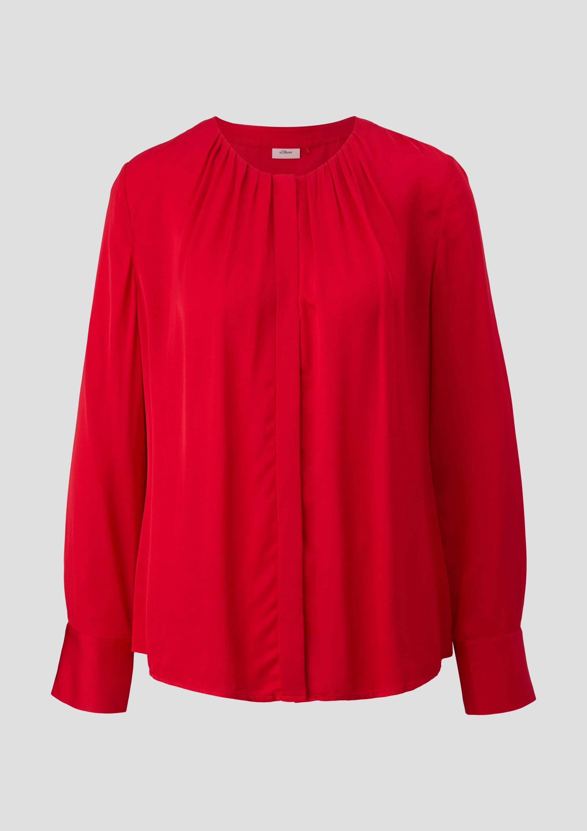 s.Oliver - Bluse aus Viskose, Damen, rot von s.Oliver