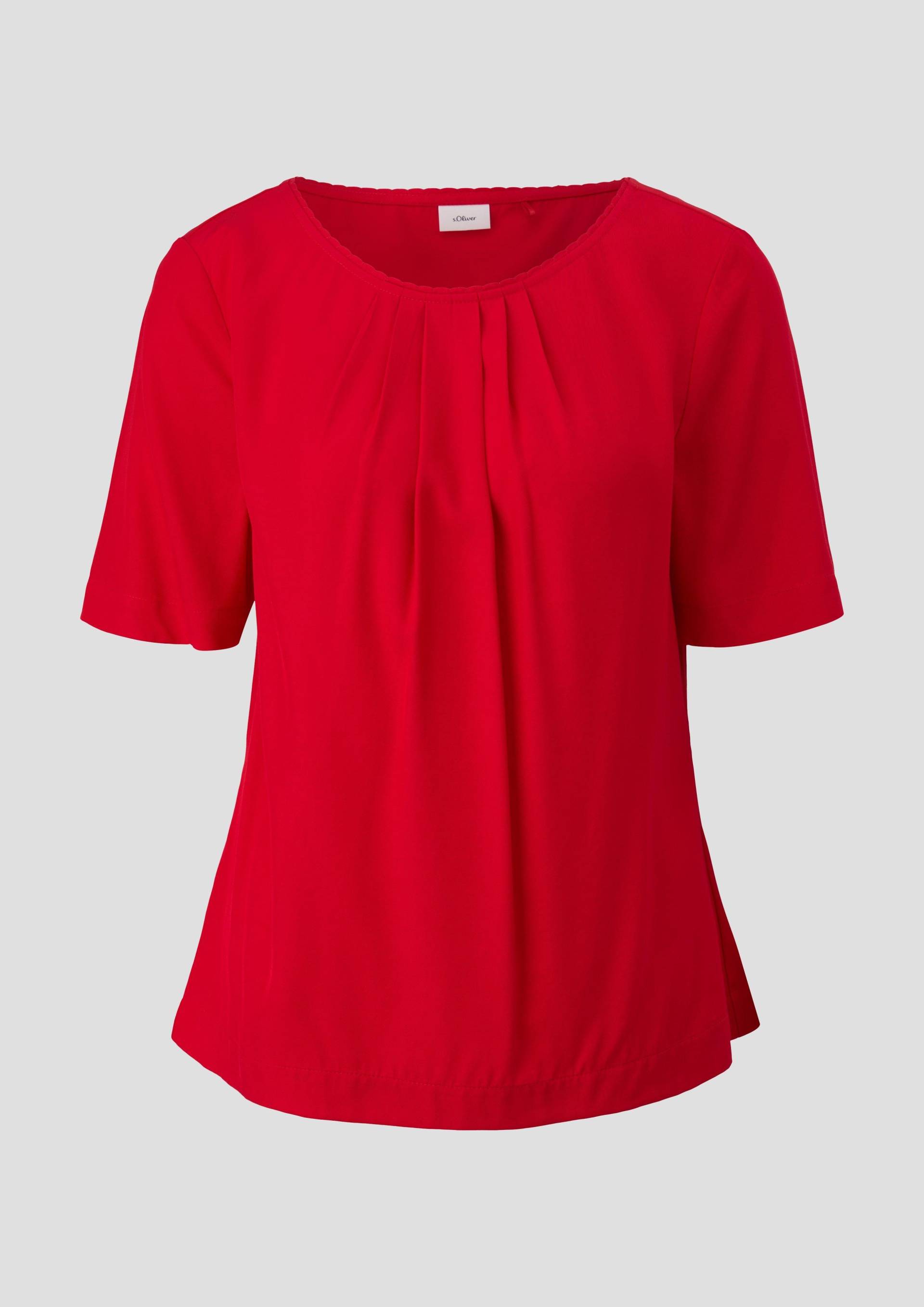 s.Oliver - Bluse aus Viskose, Damen, rot von s.Oliver