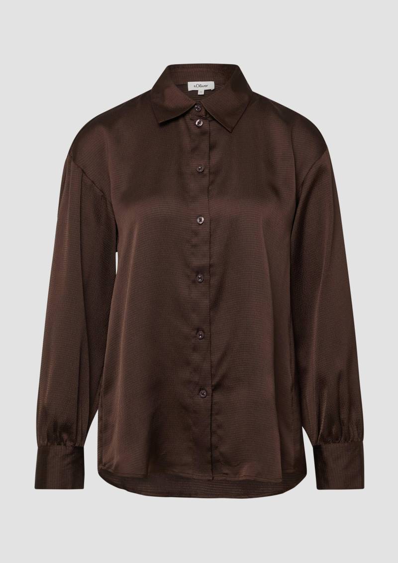 s.Oliver - Bluse aus strukturierter Ware im Relaxed Fit, Damen, braun s.Oliver - Bluse aus strukturierter Ware im Relaxed Fit, Damen, braun von s.Oliver