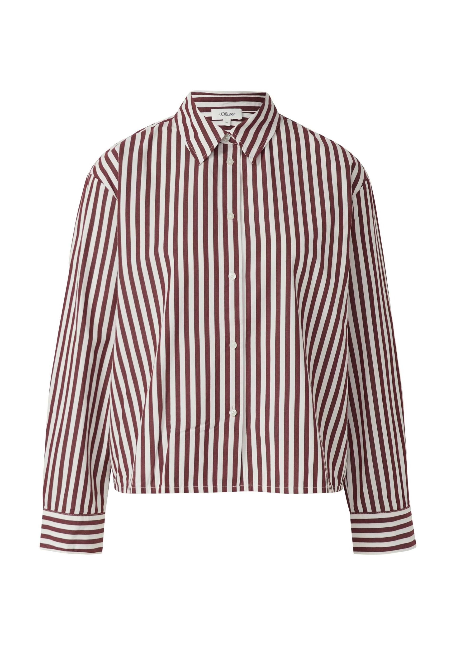 s.Oliver - Bluse rot|weiß - Gr. - 42 von s.Oliver