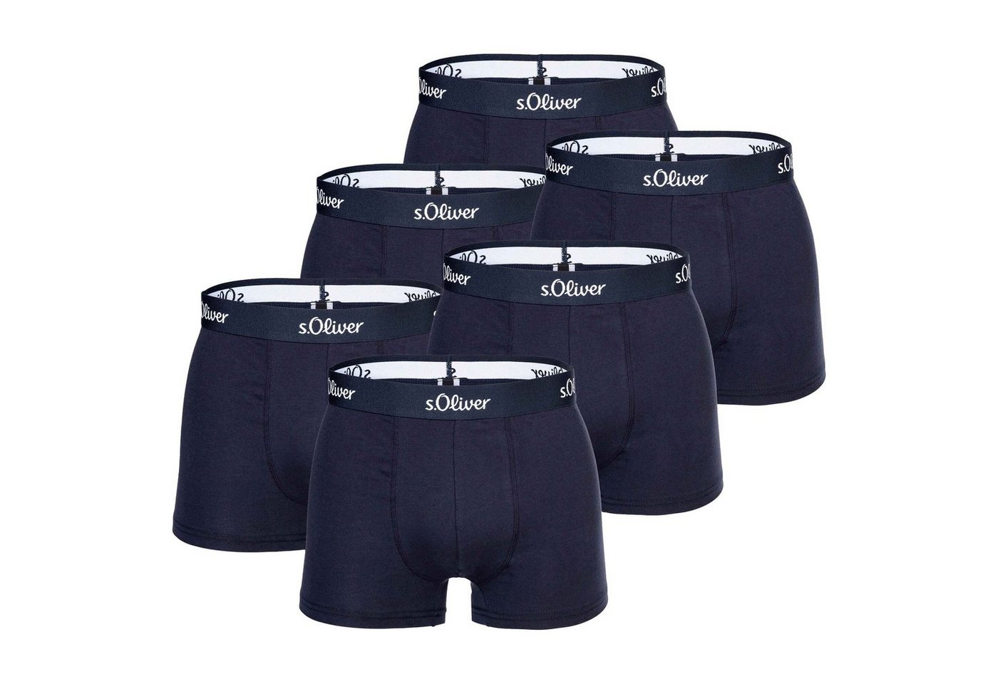 s.Oliver Boxer Herren Boxershorts, 6er Pack - Boxerbrief von s.Oliver