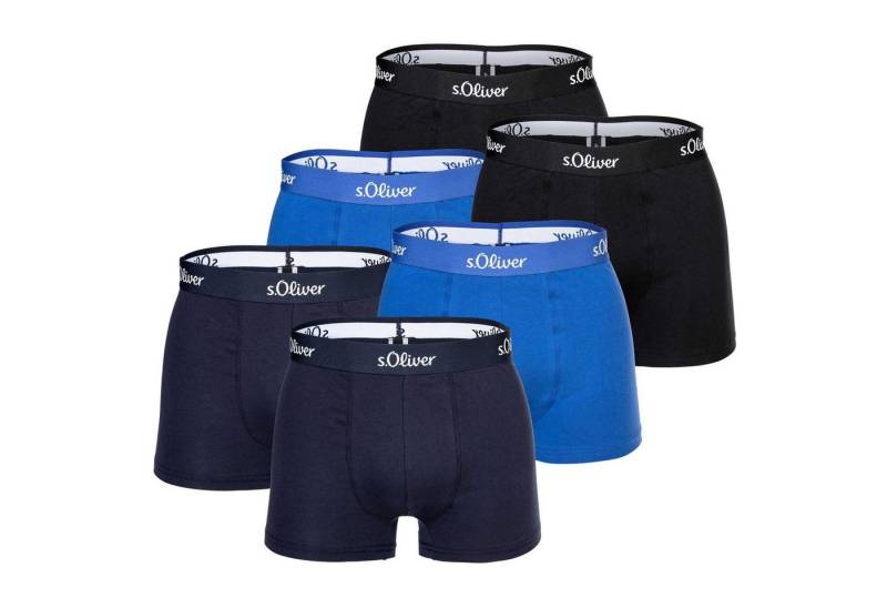 s.Oliver Boxer Herren Boxershorts, 6er Pack - Boxerbrief von s.Oliver