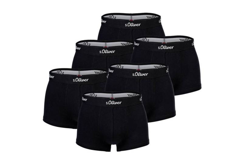 s.Oliver Boxer Herren Boxershorts, 6er Pack - Trunks, Hipsters von s.Oliver