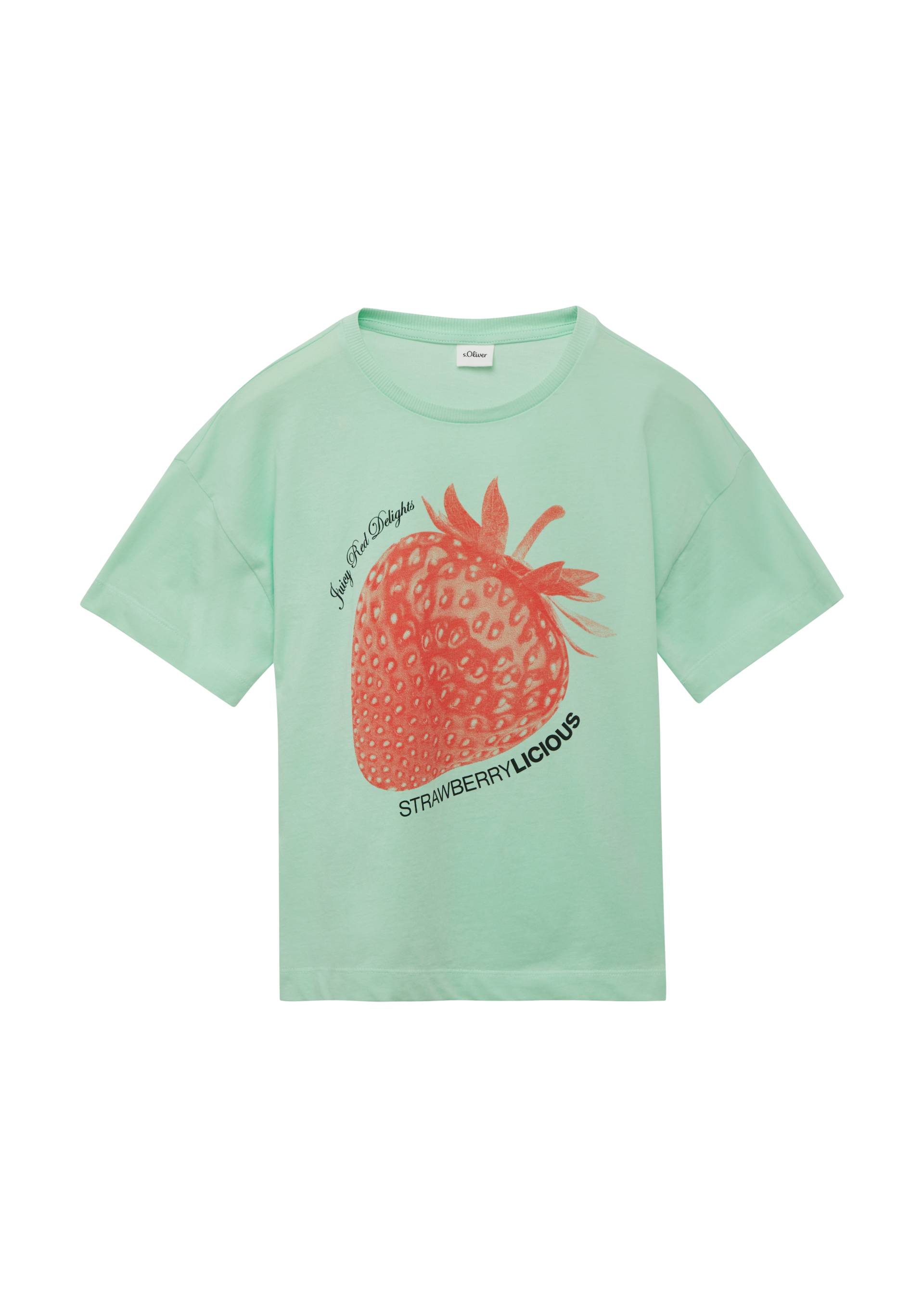 s.Oliver - Boxy T-Shirt mit Frontprint, Mädchen, türkis s.Oliver - Boxy T-Shirt mit Frontprint, Mädchen, türkis von s.Oliver