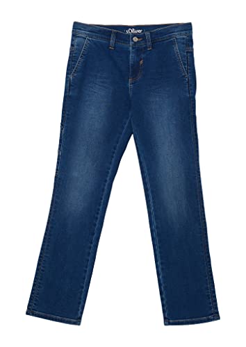 s.Oliver Boy's 2124938 Jeans, Pete Regular Fit, Blue, 140/SLIM von s.Oliver