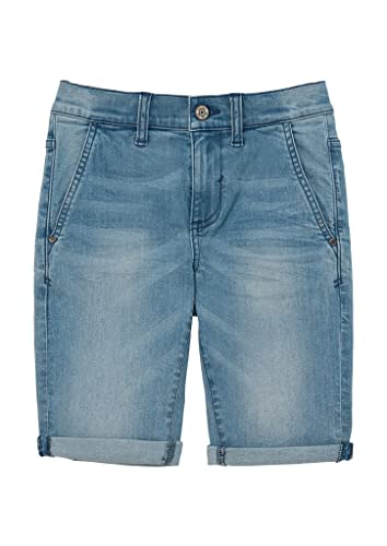 s.Oliver Boy's 2126717 Jeans Bermuda, Skinny Seattle, Blue, 134/BIG von s.Oliver