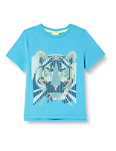 s.Oliver Boy's 2127489 T-Shirt, Kurzarm, Blue Green, 92/98 von s.Oliver