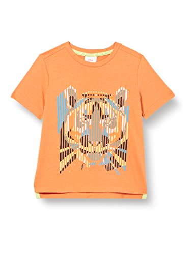 s.Oliver Boy's 2127489 T-Shirt, Kurzarm, ORANGE, 104/110 von s.Oliver