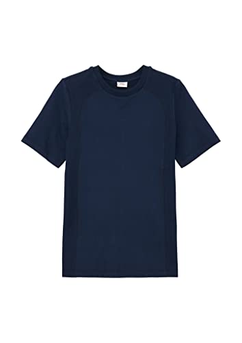 s.Oliver Boy's 2128285 T-Shirt, Kurzarm, Blue, 164 von s.Oliver