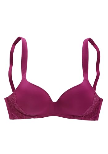 s.Oliver Bralette mit Spitze in Berry, Cup D von s.Oliver