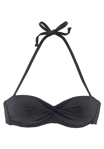 s.Oliver Bügel-Bandeau-Top in schwarz von s.Oliver