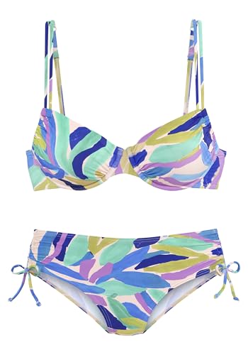 s.Oliver Bügel-Bikini-Set mit blau-grünem Muster von s.Oliver