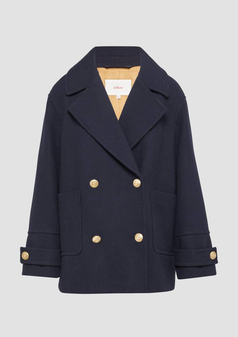 s.Oliver - Cabanjacke im Relaxed Fit, Damen, blau von s.Oliver