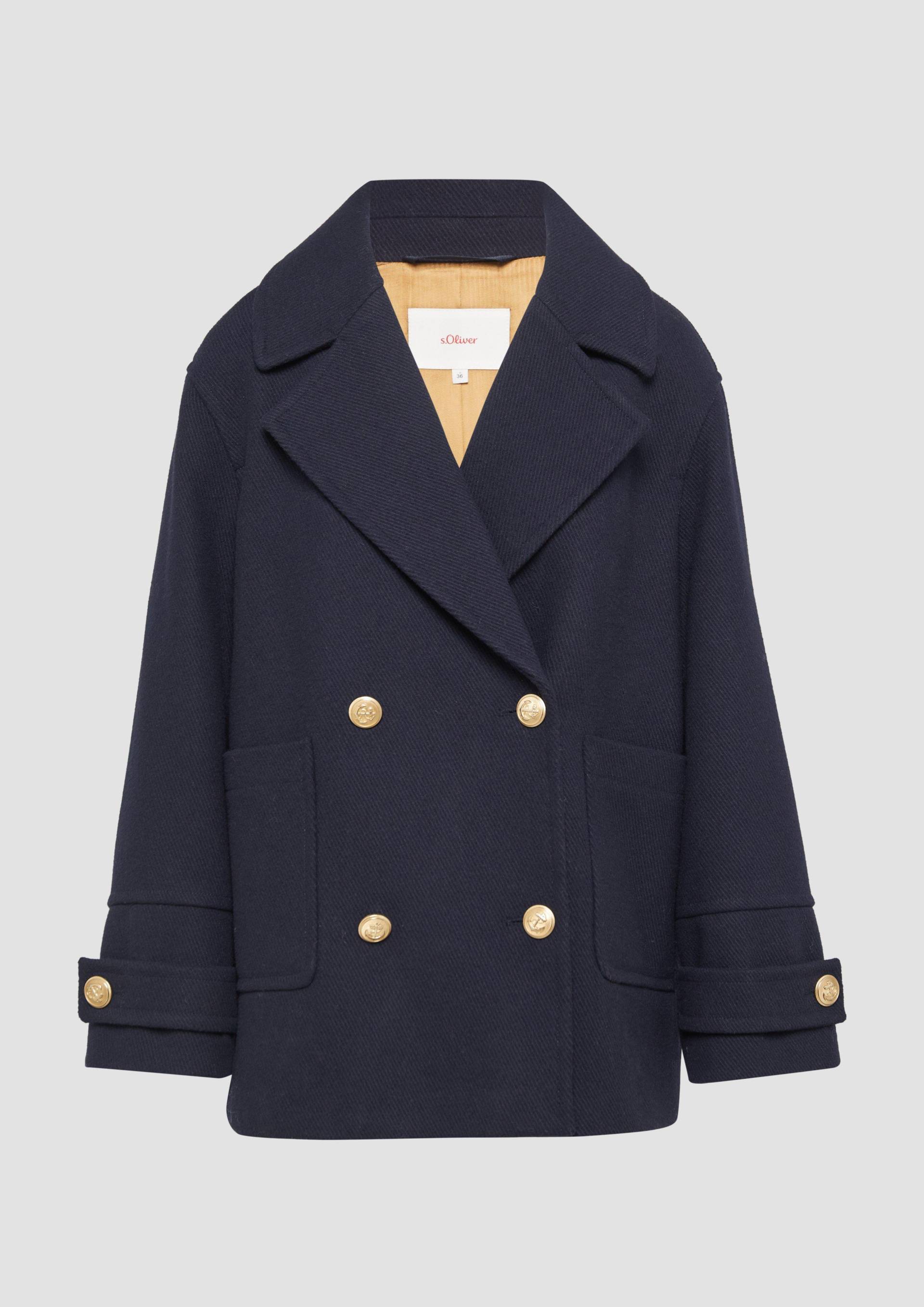 s.Oliver - Cabanjacke im Relaxed Fit, Damen, blau von s.Oliver